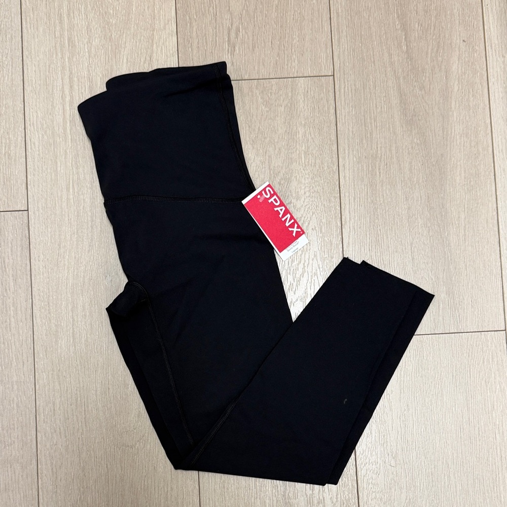 SPANX Black Booty Boost Leggings 7/8